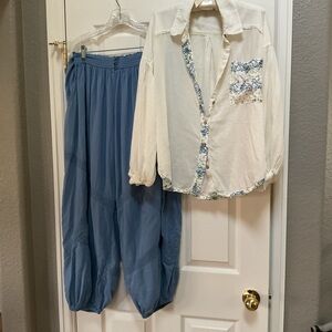 Free people intimates pajama set